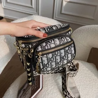 TAS SELEMPANG IMPORT BISA WAISTBAG MERK DIOR DR GC LV MK TALI STRAP LEBAR TAS PINGGANG KANVAS TERBARU JAKARTA