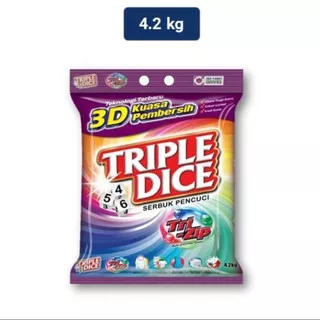 Detergent Dadu / Triple Dice Floral / Lemon 4.5kg