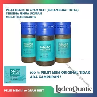 PELET MEM PRIME 100% ORIGINAL PAKAN IKAN HIAS KECIL PELET MEM PRIME 200 - 300 PELET MEM PRIME  300 - 500 PELET MEM PRIME 500 - 800 PELET BURAYAK PELET CUPANG PELET GUPPY PELET TETRA PELET UDANG PAKAN GUPPY PAKAN BURAYAK