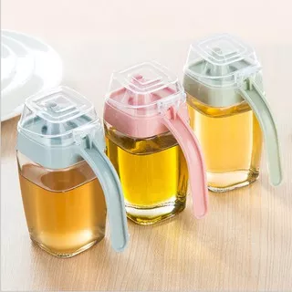 Botol Minyak Toples Minyak Kaca Botol Toples Tempat Kecap Saus - Besar