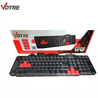 Keyboard Votre Basic Usb Kb2308 Hitam / key board PC laptop komputer