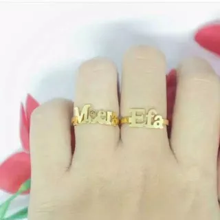 cincin nama lapis emas
