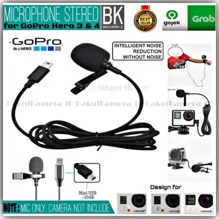 Microphone Stereo for GoPro Hero 4 GoPro Hero 3 & GoPro Hero 3+ Action Camera