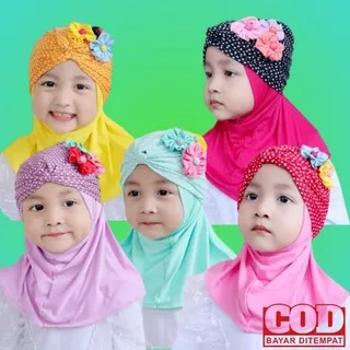 Hijab Anak Bayi Perempuan Murah Krudung Anak Lucu Umur 0 -3 Tahun Terbaru Turban Combi Polka  Jilbab Anak Bayi Perempuan Lucu Jersey Murah Newborn 0_6 Bulan 1_2 Tahun Kekinian Terbaru Jilbab Jersey Anak Bayi Lucu Murah  Hijab Anak 1_2 Tahun Murah Lucu