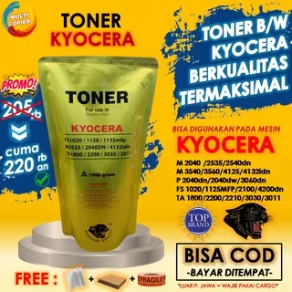 Toner Kyocera Series M3660Idn / M 2640 2540 2040 2535 Dn - Bubuk Tinta Refill B/W Compatible Ori