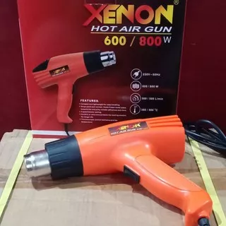 hot gun 800w XENON heat gun LOW WATT pemanas hot air gun shrink sticker Resin bengkel grooming dll