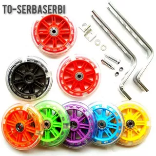 Roda samping sepeda anak roda bantu training wheel sepeda anak roda lampu led lampu