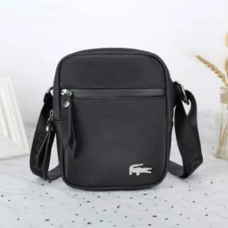 Tas Selempang Lacoste Pria / Wanita Import Premium Quality New