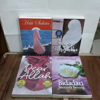 Paket 4 novel wattpad islami hati suhita sayap surgaku dear allah bidadari bermata bening