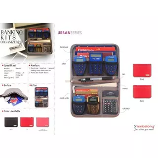 Banking Kits Organizer Light d`renbellony , Bank Wallet ,Dompet  Bank Token Buku Tabungan