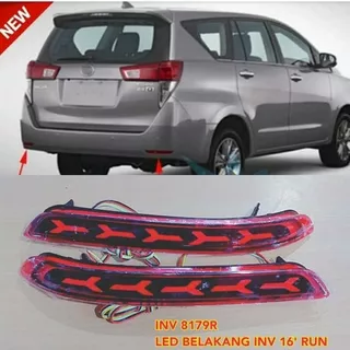 Lampu reflektor MATA KUCING  bumper belakang TOYOTA all new INNOVA INOVA REBORN 2016 sampai 2021