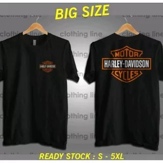 KAOS BAJU LENGAN PENDEK LONGSLEEVE HARLEY DAVIDSON COMBED 30S KAOS DISTRO