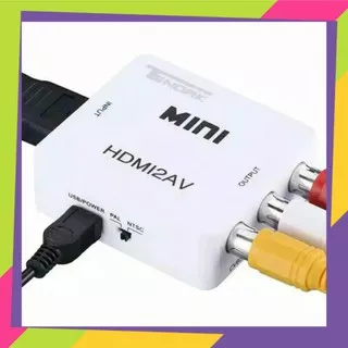 Mini Hdmi Converter 2 AV Mini box HDMi to AV RCA Converter