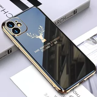 iPhone 12 11 Pro Max mini X XS MAX XR Case Luxury Solid Color Plating Phnom Penh Lens Protection TPU Light Thin Anti-fall Soft Shell iphone 6 6S 7 8 Plus SE2 elk Casing