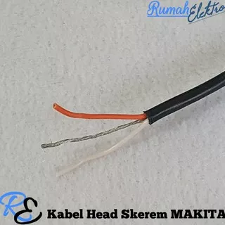 Kabel Head Kabel Skerem Stereo MAKITA HITAM Per Meter Tembaga Murni