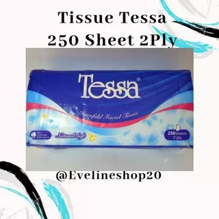 Tissue Tessa 250 sheet 2ply | Tessa Facial Tissue