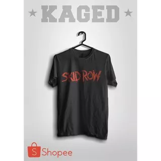 Kaos Band Skid Row #Hitam/Black Kaos Skid Row, Kaos Skidrow, Kaos Band,
