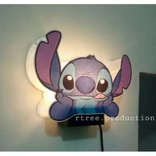 Lampu Hias / Tidur Fiber Karakter Stitch (kecil)...