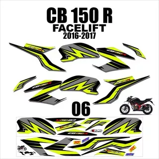 Stiker Striping CB 150 R Streetfire - Stiker Lis Variasi Motor CB150R Kode  006