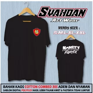 KAOS LOGO IKS.PI MONKEY FIGHTER // KAOS PENCAK SILAT INDONESIA // KAOS DISTRO KERA SAKTI // KS N 13