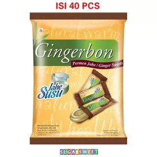 Gingerbon Jahe Susu Permen Jahe 100 gr - 40 pcs