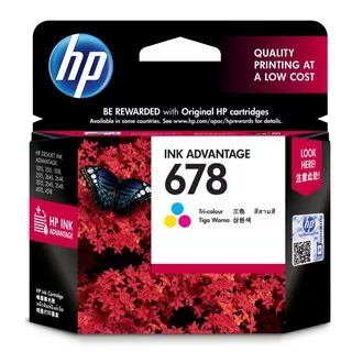 Cartridge HP 678 Color Original Ink Advantage