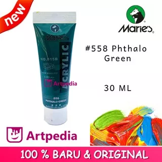 Maries - Phthalo Green / Maries Acrylic Paint 30ML (Cat Akrilik) Cat Acrylic Maries Termurah