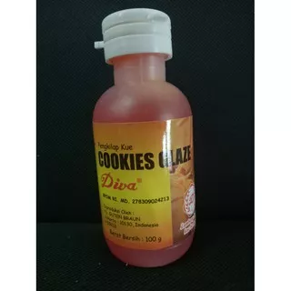 Cookies Glaze DIVA Cookie Cookies Glaze Glazing 100ml Bahan Bahan Pengkilap Kue Buah