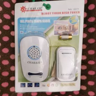 Wireless Door Bell / Bel Rumah tanpa Kabel (AC/DC)