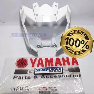 Batok Lampu Depan Vixion NVA 2015 2016 2017 Warna Putih 100% Original ORI Yamaha YGP 2TP-F8351-00-P1