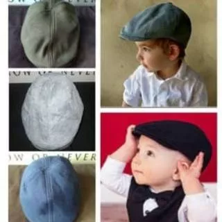 Topipet hat/ Newsboy Cap Cocok dipakai untukAnak bergaya, foto, liburan, dll