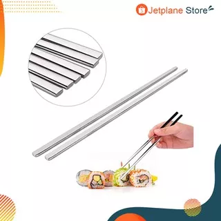 Sendok Sumpit Pipih Korea Stainless Sujeo Korean Spoon Chopstick