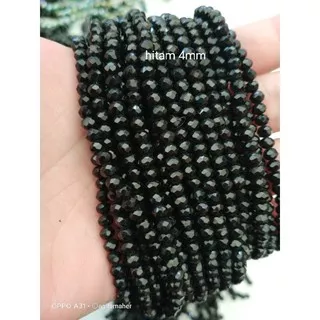 kristal hitam 4mm 6mm 8mm crystal | cristal