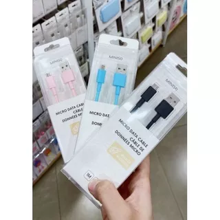 MINISO MICRO DATA CABLE/KABEL DATA ANDROID/USB 1 METER
