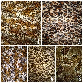 Kain Bulu Beludru Motif Bulu Hewan / Bulu Macan (Sofa- Kursi- Jok) ~ krs126