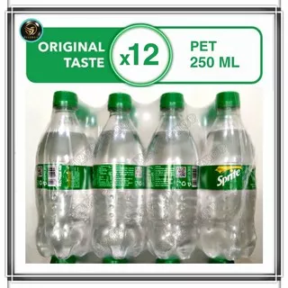 Sprite Botol Pet - 250 ml (Kemasan Pack)