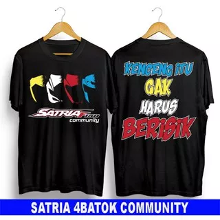 baju kaos distro terbaru pria wanita dewasa anak motor satria fu 150r 4 batok comunity keren gaul