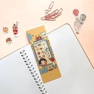 [1 PCS] Pembatas Buku Lucu Bahan Kertas Tebal / Cute Bookmark