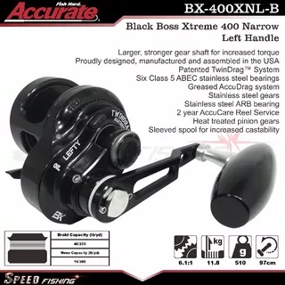 Reel Accurate BX Custom BX 400 XNL BX 500 XNL Reel Jigging OH Left Handle Right Handle
