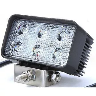 Lampu Tembak Mobil / Truk LED Headlight Mobil Offroad 12V - 24V 18W 1260 Lumens - C18-ES - Black