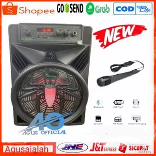 ?PLASH SALE SOUND XTRA BASS KARAOKE FREE MIC JINLONG JL1938 KARAOKE 8,5INCH SUPER BASS