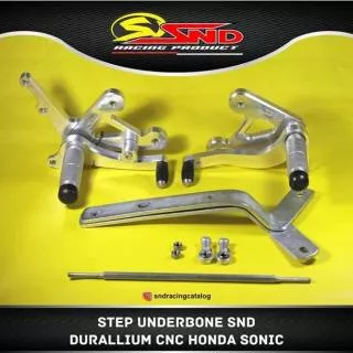 Step underbone durallium cnc Honda Sonic dan mx king 150