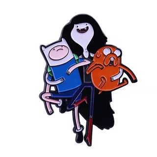 Bros Pin Enamel Desain Anime Tv Adventure Time Finn & Jake