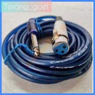 Canare Cable Mic  3 Pin 5 Meter / KABEL MIC CANARE 5 METER 3 PIN