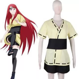 Naruto Shippuden Uzumaki Kushina Cosplay Costume Anime Female