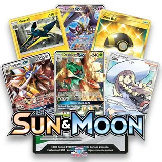 [Pokemon TCG ONLINE]  Sun and Moon Booster Pack (10 Kartu) - Redeem Code (Tidak ada kartu fisik)