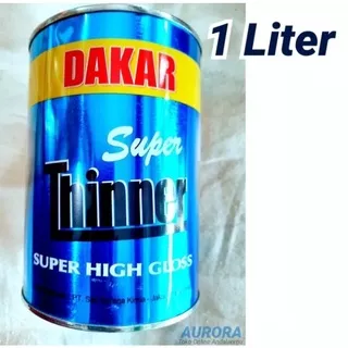 TINER SUPER DAKAR HIGH GLOSS Thinner A Special Sangat cocok digunakan untuk Pengencer Cat Epoxy ataupun Clear