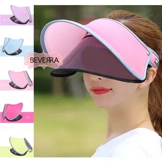 (COD) ZF Topi Golf Import Anti UV Double Visor wanita pria topi visor BEVERRA