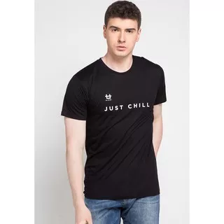 Third Day Kaos Pria just chill logo T-shirt Var