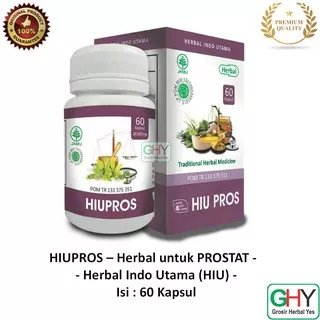 HIU PROS | HIUPROS Obat Herbal Atasi Prostat - HIU (Herbal Indo Utama)